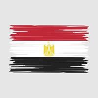 Egypt Flag Brush vector