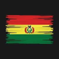 Bolivia Flag Brush vector