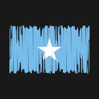 Somalia Flag Brush Vector