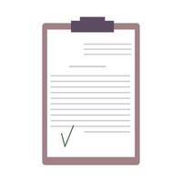 Opened notepad sheet vector