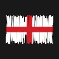 England Flag Brush Vector