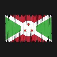 Burundi Flag Brush Vector Illustration