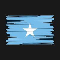 vector de pincel de bandera de somalia