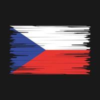 Czech Flag Brush vector