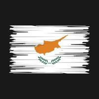 Cyprus Flag Brush vector