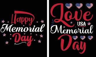 Memorial Day SVG Design Bundle. vector