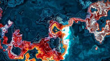 Marble ink abstract art from exquisite original painting for abstract background . Painting was painted on high quality paper texture to create smooth marble background pattern of ombre alcohol ink . photo