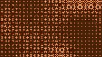 Brown vintage halftone motion background animation with concentric circles. Looping and full HD. video