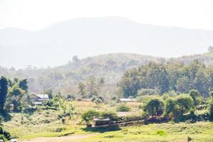 Rural landscape in Asia photo