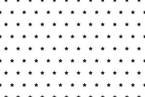 small black star polka dot pattern on white background. vector
