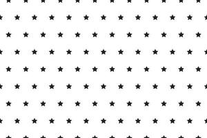 small black star polka dot pattern on white background. vector