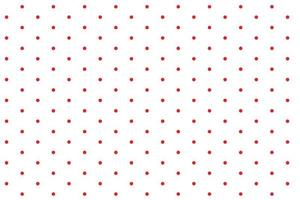 small polka red dot pattern on white background. vector