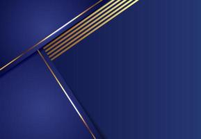 Abstract luxury gold blue background with golden lines . Luxury and elegant design. photo