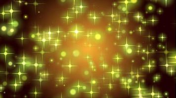 yellow star shiny particle rain motion light luminance illustration night background, artistic space bokeh speed matrix magic effect background. photo