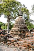 Ancient Buddhist temple in Asia photo