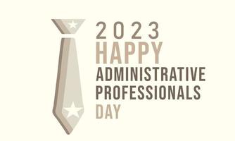 Administrative Professionals Day. Template for background, banner, card, poster vector