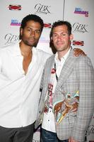 Eric Benet  Gavin B Keilly at the BET Awards GBK Gifting Lounge outside the Shrine Auditorium in Los Angeles CA onJune 23 20082008 photo