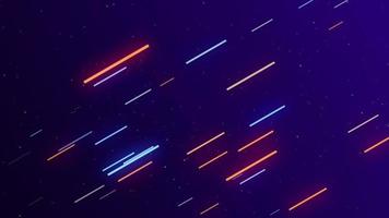 Glowing pink and orange neon lines gently moving diagonally across the frame. Full HD, looping abstract motion background animation. video