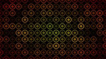 Retro concentric circles pattern motion background animation. Seamless loop. video