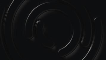 Abstract black minimalist concentric circles motion background. video