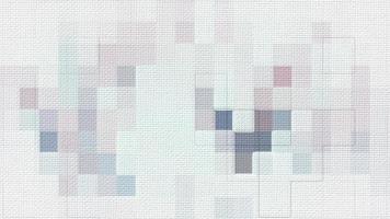 Patchwork quilt mosaic style background with textured fabric effect in pastel colors - Loopable, full HD motion background suitable for arts and crafts videos. video