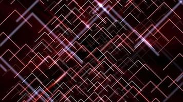 Glowing pink and red neon chevrons. Full HD, looping motion background. video