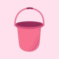 Bucket vector illustration for graphic design and decorative element