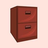 Cabinet vector illustration for graphic design and decorative element