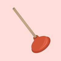 Plunger vector illustration for graphic design and decorative element