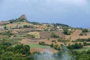 Scenic mountain landscape photo