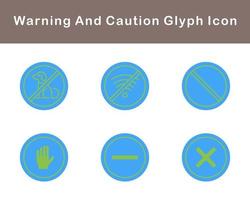 Warning And Caution Vector Icon Set