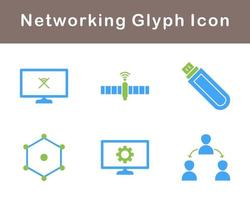 Networking Vector Icon Set