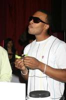 Mario trying a You Bar at the BET Awards GBK Gifting Lounge outside the Shrine Auditorium in Los Angeles CA onJune 23 20082008 photo