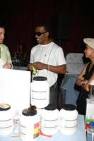 Mario trying a You Bar at the BET Awards GBK Gifting Lounge outside the Shrine Auditorium in Los Angeles CA onJune 23 20082008 photo