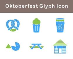 Oktoberfest vector icono conjunto