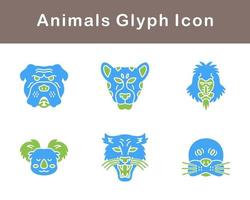 animales vector icono conjunto