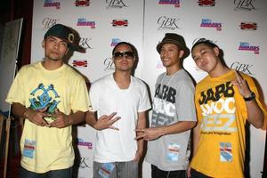 Jabbawockeez at the BET Awards GBK Gifting Lounge outside the Shrine Auditorium in Los Angeles CA onJune 22 20082008 photo