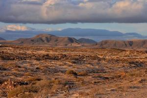 Scenic mountain landscape photo