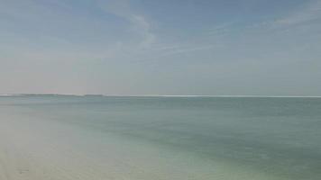 Empty beach seascape from Doha, Qutar video