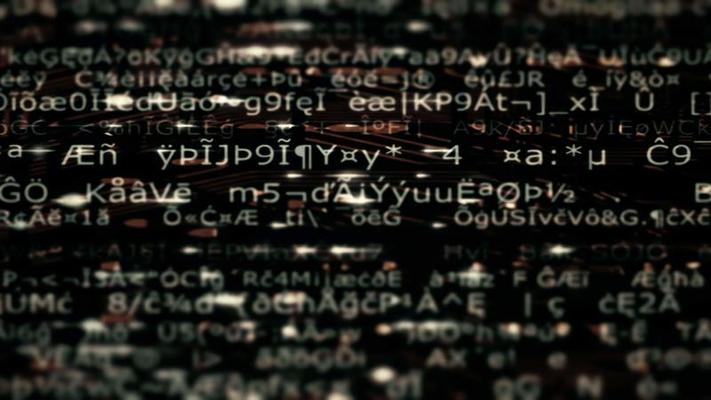 Hacker Code Running Stock Video Footage for Free Download