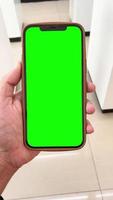vertikal av grön skärm mobil telefon, grön skärm, grön skärm av telefon, vertikal av telefon video