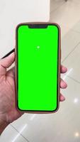 tecnología de verde pantalla móvil teléfono video