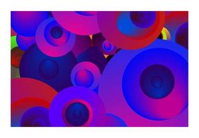 Modern minimal background vector design. Futuristic gradient. Neon wave backdrop. Abstract illustration with fluid circles.