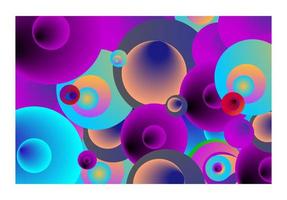 Modern minimal background vector design. Futuristic gradient. Neon wave backdrop. Abstract illustration with fluid circles.