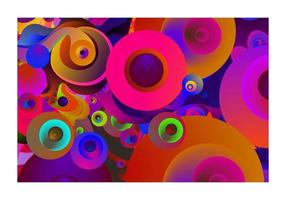 Modern minimal background vector design. Futuristic gradient. Neon wave backdrop. Abstract illustration with fluid circles.