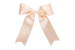 Beige ribbon isolated on a transparent background png