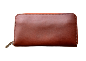 Brown wallet isolated on a transparent background png