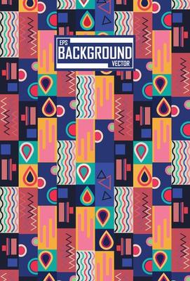 Abstract pattern with geometric concept