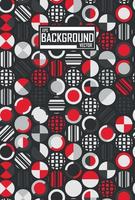 Abstract pattern with geometric concept vector