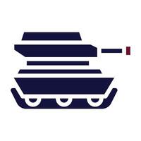 tank icon solid style maroon navy colour military illustration vector army element and symbol perfect.